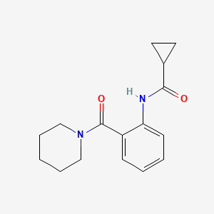 N-[2-(1-piperidinylcarbonyl)phenyl]cyclopropanecarboxamide