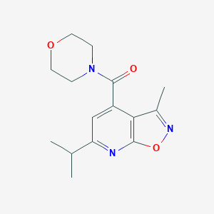 6-isopropyl-3-methyl-4-(4-morpholinylcarbonyl)isoxazolo[5,4-b]pyridine