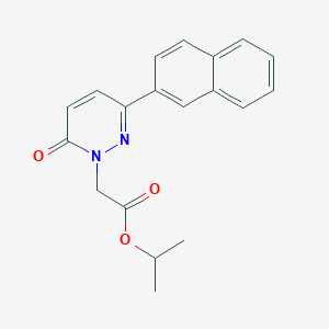 isopropyl [3-(2-naphthyl)-6-oxo-1(6H)-pyridazinyl]acetate