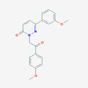 6-(3-methoxyphenyl)-2-[2-(4-methoxyphenyl)-2-oxoethyl]-3(2H)-pyridazinone