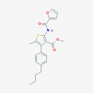 Methyl 4-(4-butylphenyl)-2-(2-furoylamino)-5-methylthiophene-3-carboxylate