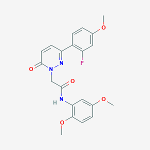 N-(2,5-dimethoxyphenyl)-2-[3-(2-fluoro-4-methoxyphenyl)-6-oxo-1(6H)-pyridazinyl]acetamide