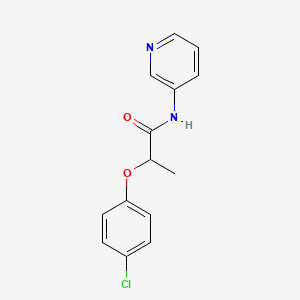 2-(4-chlorophenoxy)-N-3-pyridinylpropanamide