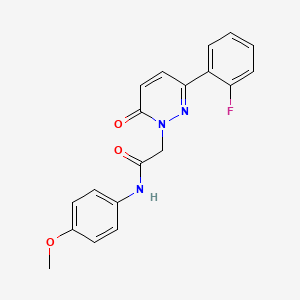 2-[3-(2-fluorophenyl)-6-oxo-1(6H)-pyridazinyl]-N-(4-methoxyphenyl)acetamide