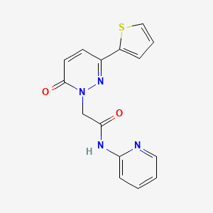 2-[6-oxo-3-(2-thienyl)-1(6H)-pyridazinyl]-N-2-pyridinylacetamide