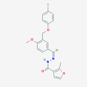 N'-{3-[(4-iodophenoxy)methyl]-4-methoxybenzylidene}-2-methyl-3-furohydrazide