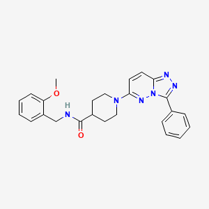 N-(2-methoxybenzyl)-1-(3-phenyl[1,2,4]triazolo[4,3-b]pyridazin-6-yl)-4-piperidinecarboxamide