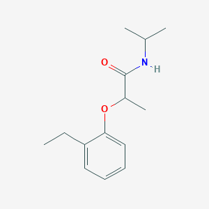 molecular formula C14H21NO2 B4506995 2-(2-ethylphenoxy)-N-isopropylpropanamide 