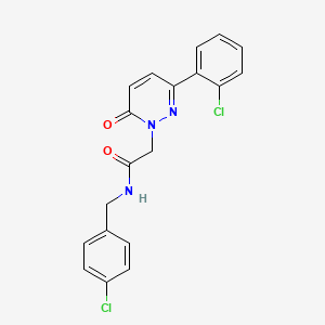 N-(4-chlorobenzyl)-2-[3-(2-chlorophenyl)-6-oxo-1(6H)-pyridazinyl]acetamide