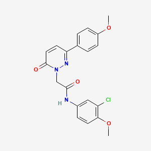 N-(3-chloro-4-methoxyphenyl)-2-[3-(4-methoxyphenyl)-6-oxo-1(6H)-pyridazinyl]acetamide