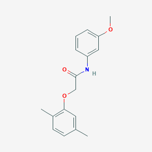 2-(2,5-dimethylphenoxy)-N-(3-methoxyphenyl)acetamide