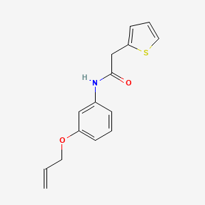 N-[3-(allyloxy)phenyl]-2-(2-thienyl)acetamide