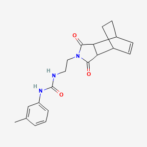 N-[2-(1,3-dioxo-1,3,3a,4,7,7a-hexahydro-2H-4,7-ethanoisoindol-2-yl)ethyl]-N'-(3-methylphenyl)urea