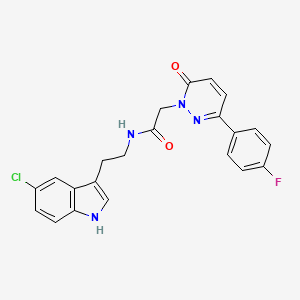 N-[2-(5-chloro-1H-indol-3-yl)ethyl]-2-[3-(4-fluorophenyl)-6-oxo-1(6H)-pyridazinyl]acetamide