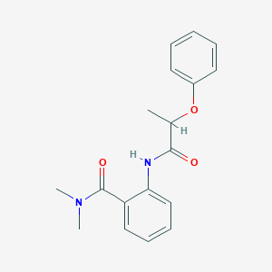 N,N-dimethyl-2-[(2-phenoxypropanoyl)amino]benzamide