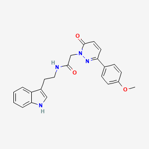 N-[2-(1H-indol-3-yl)ethyl]-2-[3-(4-methoxyphenyl)-6-oxo-1(6H)-pyridazinyl]acetamide