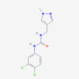 N-(3,4-dichlorophenyl)-N'-[(1-methyl-1H-pyrazol-4-yl)methyl]urea