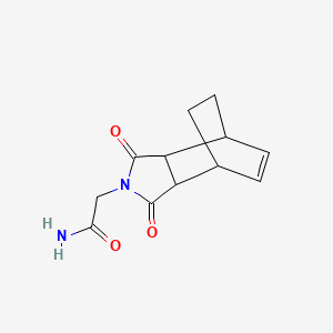 molecular formula C12H14N2O3 B4507455 2-(1,3-二氧代-1,3,3a,4,7,7a-六氢-2H-4,7-乙烯异吲哚-2-基)乙酰胺 