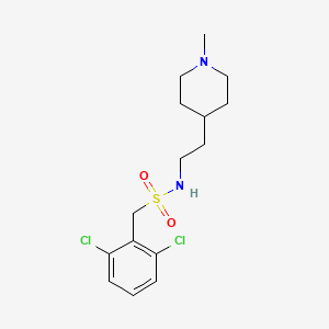 1-(2,6-dichlorophenyl)-N-[2-(1-methyl-4-piperidinyl)ethyl]methanesulfonamide