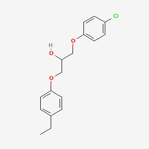 1-(4-chlorophenoxy)-3-(4-ethylphenoxy)-2-propanol