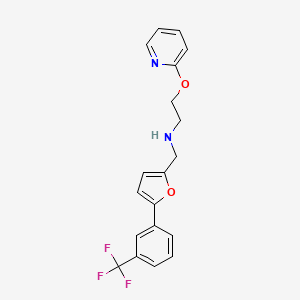 2-(2-pyridinyloxy)-N-({5-[3-(trifluoromethyl)phenyl]-2-furyl}methyl)ethanamine