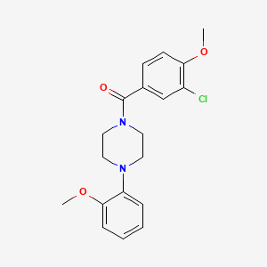 1-(3-chloro-4-methoxybenzoyl)-4-(2-methoxyphenyl)piperazine