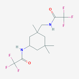 2,2,2-trifluoro-N-({1,3,3-trimethyl-5-[(trifluoroacetyl)amino]cyclohexyl}methyl)acetamide