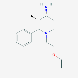 B045076 4-Piperidinamine, 1-(2-ethoxyethyl)-3-methyl-N-phenyl-, cis- CAS No. 125080-82-2