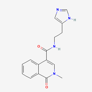 N-[2-(1H-imidazol-4-yl)ethyl]-2-methyl-1-oxo-1,2-dihydro-4-isoquinolinecarboxamide