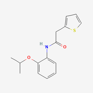 N-(2-isopropoxyphenyl)-2-(2-thienyl)acetamide