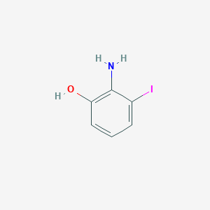 molecular formula C6H6INO B045077 2-氨基-3-碘苯酚 CAS No. 443921-86-6