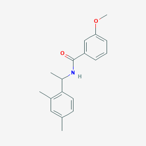 molecular formula C18H21NO2 B450771 N-[1-(2,4-dimethylphenyl)ethyl]-3-methoxybenzamide 