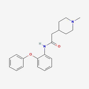 2-(1-methylpiperidin-4-yl)-N-(2-phenoxyphenyl)acetamide