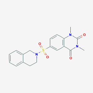 6-(3,4-dihydro-2(1H)-isoquinolinylsulfonyl)-1,3-dimethyl-2,4(1H,3H)-quinazolinedione