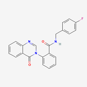 N-(4-fluorobenzyl)-2-(4-oxoquinazolin-3(4H)-yl)benzamide