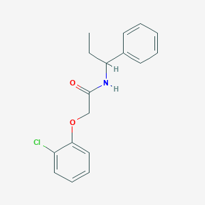 2-(2-chlorophenoxy)-N-(1-phenylpropyl)acetamide