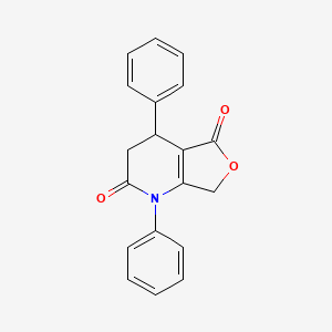 molecular formula C19H15NO3 B4507821 1,4-DIPHENYL-1H,2H,3H,4H,5H,7H-FURO[3,4-B]PYRIDINE-2,5-DIONE 