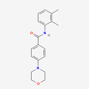 N-(2,3-dimethylphenyl)-4-(4-morpholinyl)benzamide