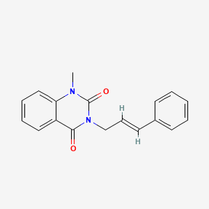 1-methyl-3-(3-phenyl-2-propen-1-yl)-2,4(1H,3H)-quinazolinedione