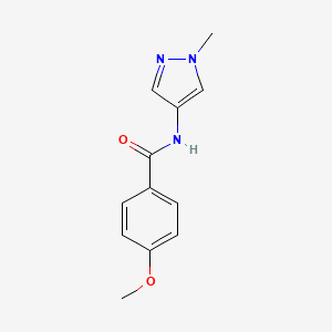 4-methoxy-N-(1-methyl-1H-pyrazol-4-yl)benzamide