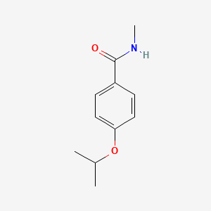 molecular formula C11H15NO2 B4507927 4-isopropoxy-N-methylbenzamide 