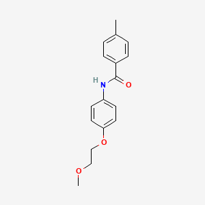 N-[4-(2-methoxyethoxy)phenyl]-4-methylbenzamide