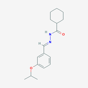 N'-(3-isopropoxybenzylidene)cyclohexanecarbohydrazide