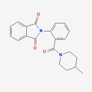 2-{2-[(4-methyl-1-piperidinyl)carbonyl]phenyl}-1H-isoindole-1,3(2H)-dione