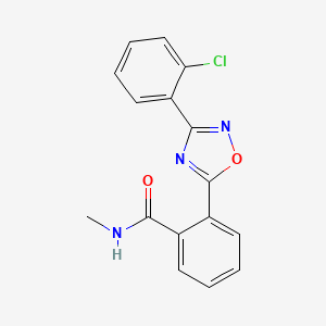 2-[3-(2-chlorophenyl)-1,2,4-oxadiazol-5-yl]-N-methylbenzamide