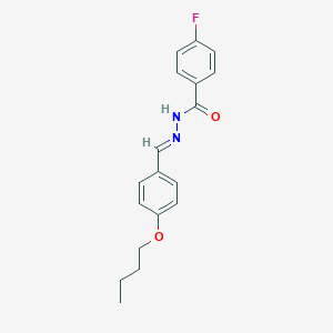 N'-(4-butoxybenzylidene)-4-fluorobenzohydrazide