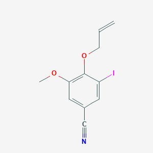 molecular formula C11H10INO2 B450810 4-(Allyloxy)-3-iodo-5-methoxybenzonitrile 