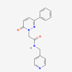 2-(6-oxo-3-phenyl-1(6H)-pyridazinyl)-N-(4-pyridinylmethyl)acetamide