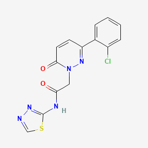 2-[3-(2-chlorophenyl)-6-oxo-1(6H)-pyridazinyl]-N-1,3,4-thiadiazol-2-ylacetamide