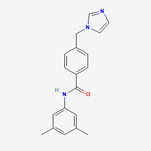 N-(3,5-dimethylphenyl)-4-(1H-imidazol-1-ylmethyl)benzamide